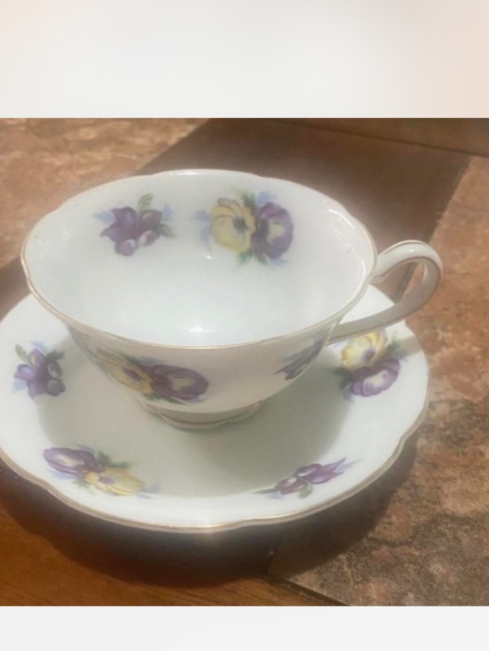 Vintage cup and saucer